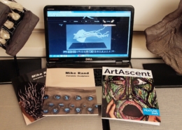 Artist Michael Rand includes ArtAscent magazine in his marketing materials