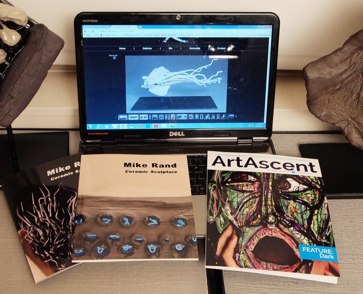 Artist Michael Rand includes ArtAscent magazine in his marketing materials