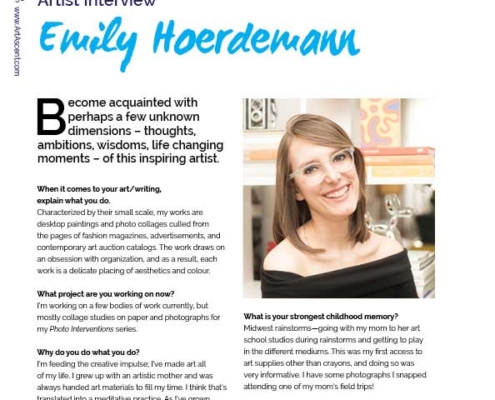 Artist Interview Emily Hoerdemann