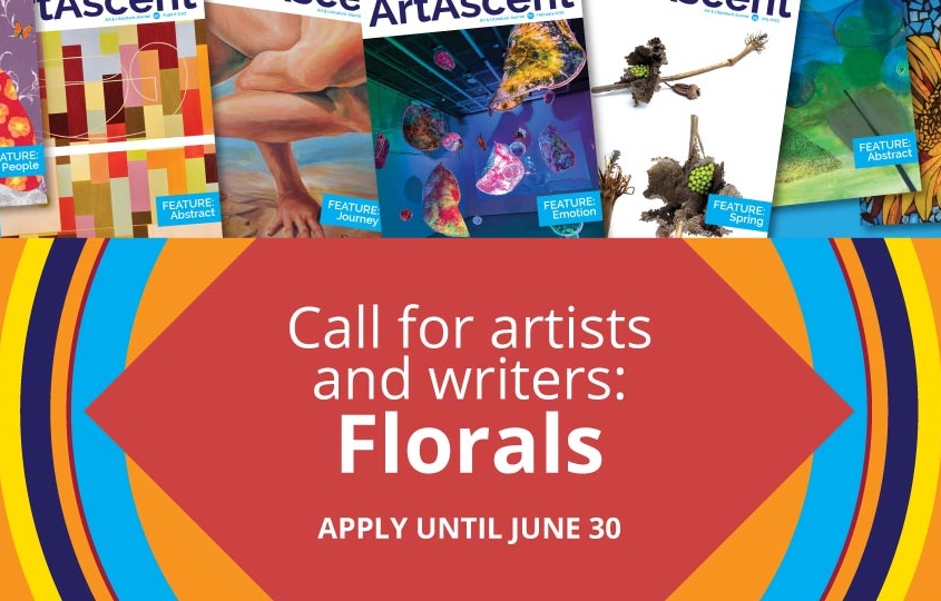 Call for artists and writers themed Floral. Apple until June 30.