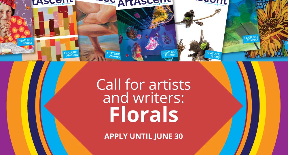 Call for artists and writers themed Floral. Apple until June 30.