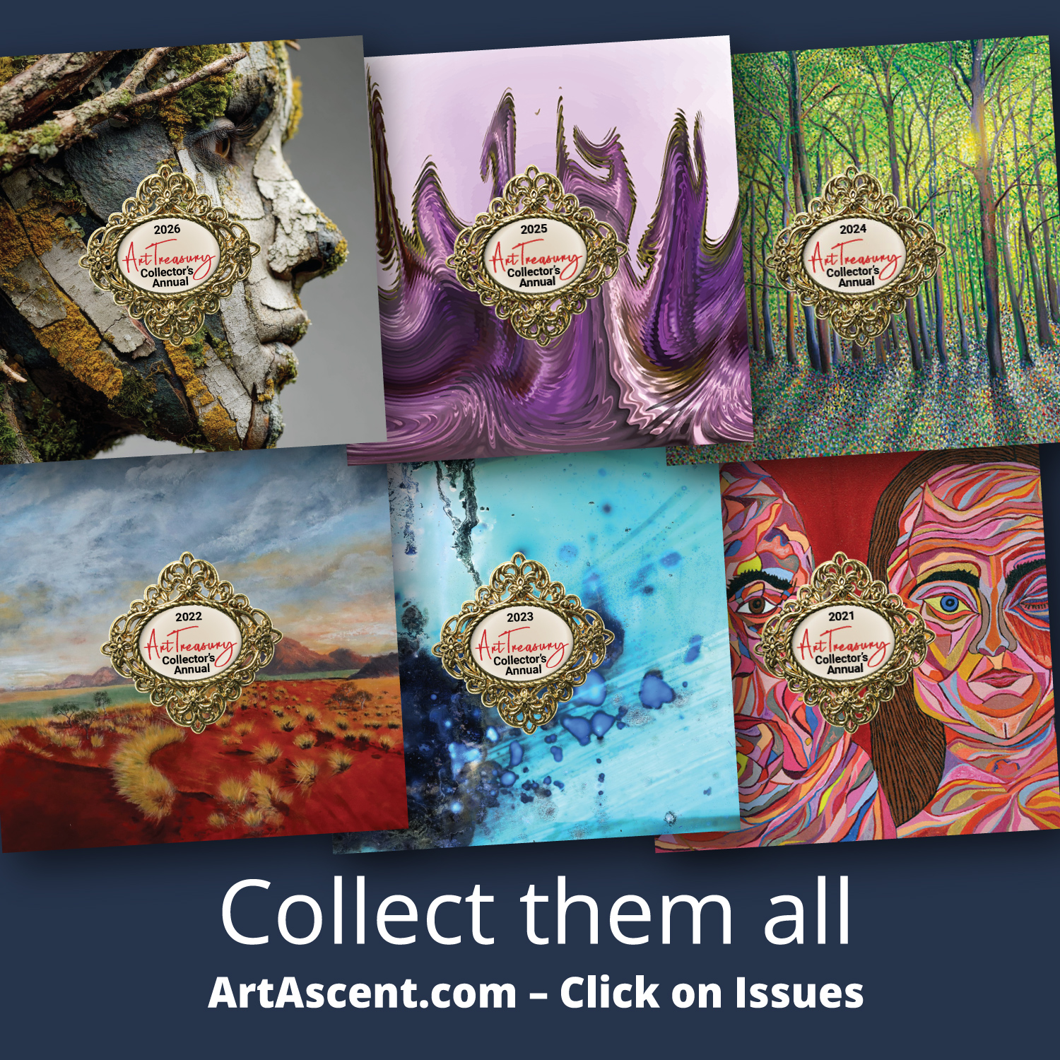 ArtTreasury Collector's Annual magazine library.