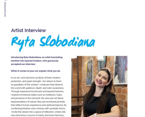 Artist Interview with Slobodiana Ryta