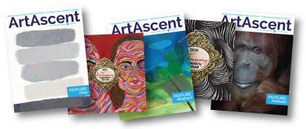 ArtAscent Art & Literature Journal and ArtTreasury Collector's Annual magazines for art lovers, buyers and collectors.